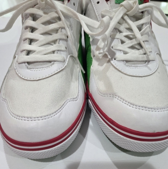 Rare PUMA Sports Shoes Men's US9 Italy Color Red White Green Sneakers NEW - Picture 14 of 15